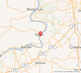 Map of 47038, Indiana