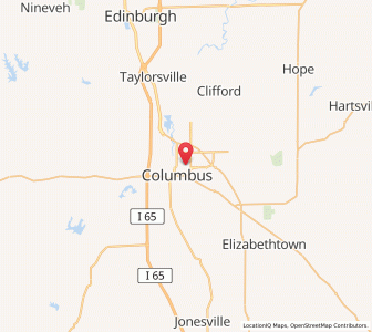 Map of 47203, Indiana