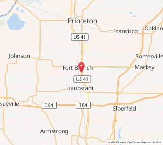 Map of 47648, Indiana
