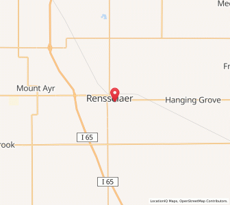 Map of 47978, Indiana