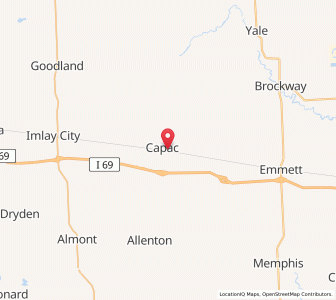 Map of 48014, Michigan