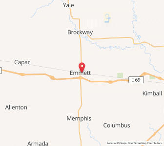 Map of 48022, Michigan