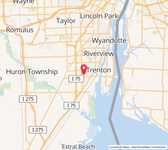 Map of 48183, Michigan