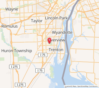 Map of 48193, Michigan