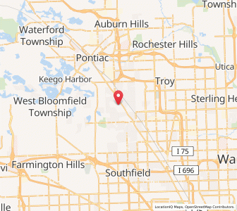 Map of 48302, Michigan