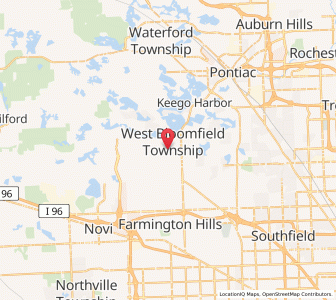 Map of 48322, Michigan