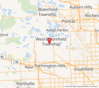 Map of 48324, Michigan