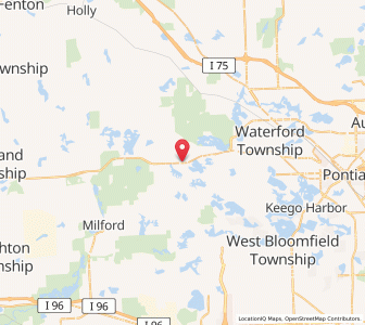 Map of 48383, Michigan