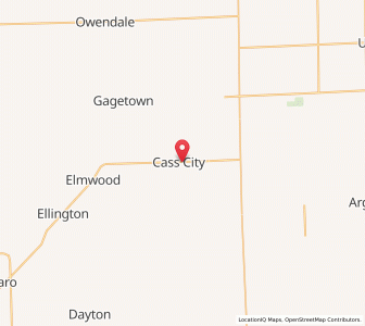 Map of 48726, Michigan