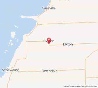 Map of 48755, Michigan