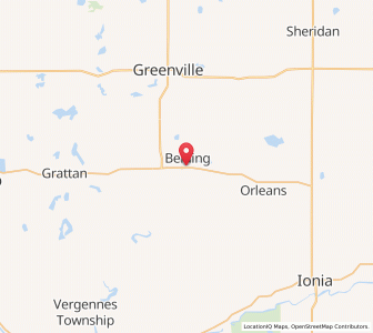 Map of 48809, Michigan