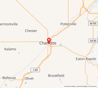 Map of 48813, Michigan