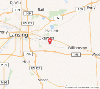 Map of 48864, Michigan