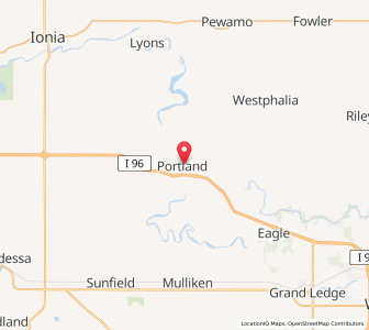 Map of 48875, Michigan