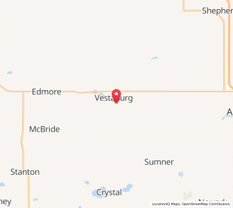 Map of 48891, Michigan