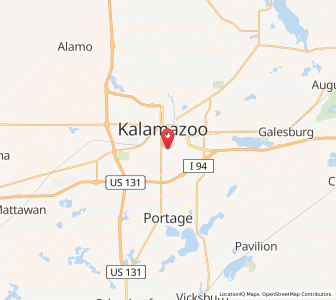 Map of 49001, Michigan