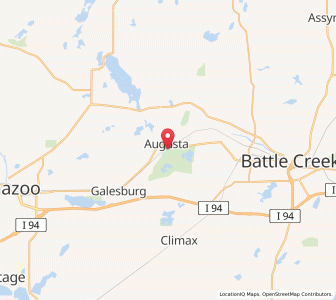 Map of 49012, Michigan