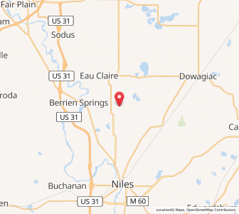 Map of 49102, Michigan