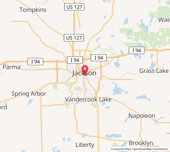 Map of 49201, Michigan