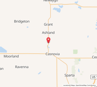 Map of 49303, Michigan