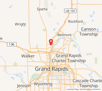 Map of 49321, Michigan