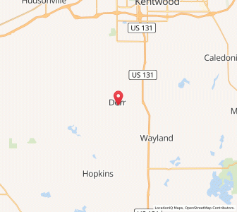 Map of 49323, Michigan