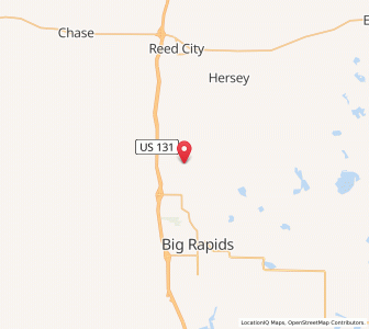 Map of 49338, Michigan