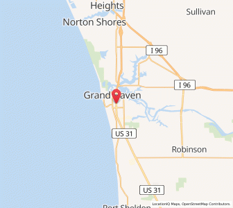 Map of 49417, Michigan