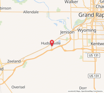 Map of 49426, Michigan