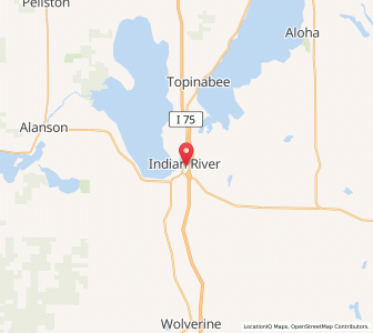 Map of 49749, Michigan