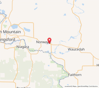 Map of 49892, Michigan