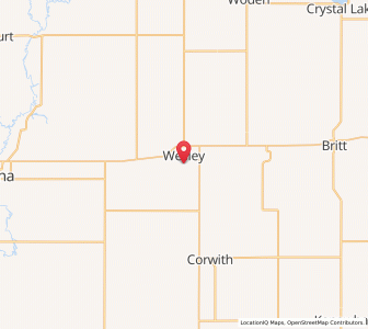 Map of 50483, Iowa