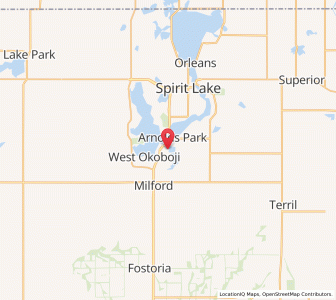 Map of 51331, Iowa
