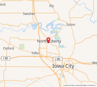 Map of 52317, Iowa