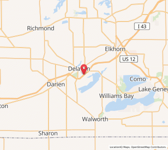 Map of 53115, Wisconsin