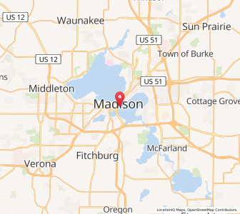 Map of 53716, Wisconsin