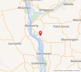 Map of 53801, Wisconsin