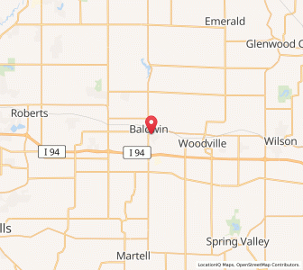 Map of 54002, Wisconsin