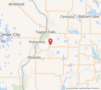 Map of 54009, Wisconsin
