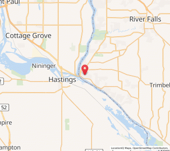 Map of 54021, Wisconsin