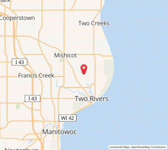 Map of 54241, Wisconsin