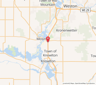 Map of 54455, Wisconsin