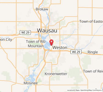Map of 54476, Wisconsin