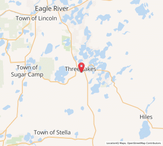 Map of 54562, Wisconsin