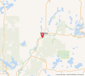 Map of 54821, Wisconsin