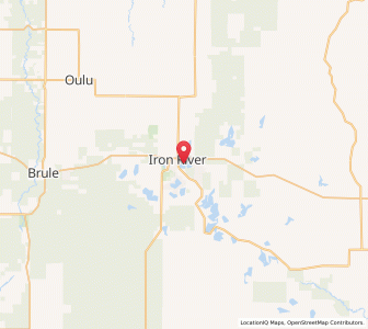 Map of 54847, Wisconsin