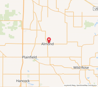 Map of 54909, Wisconsin