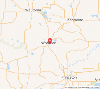 Map of 54960, Wisconsin