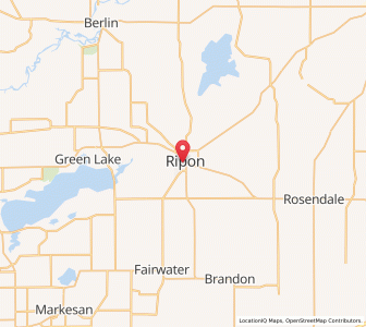 Map of 54971, Wisconsin
