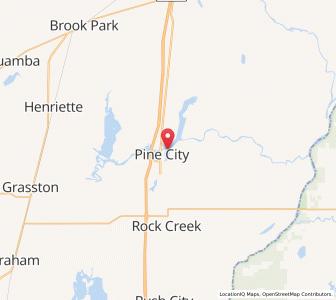 Map of 55063, Minnesota